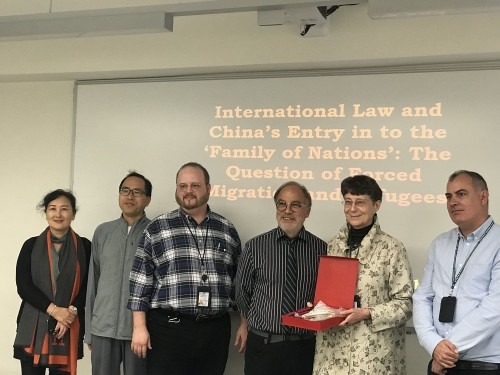 FOB Public Lectures 2018/2019” “International Law and China’s Entry into the ‘Family of Nations’: Th...