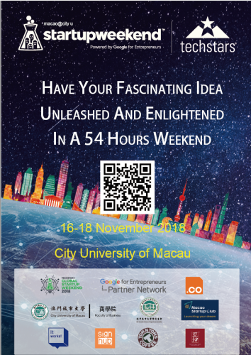 城大商學院協辦Startup Weekend Macao @cityU