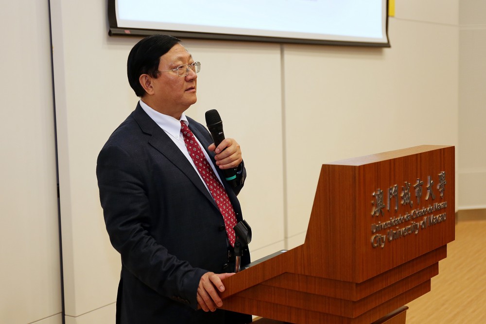 Prof. Zhao Shuming sharing his viewpoints