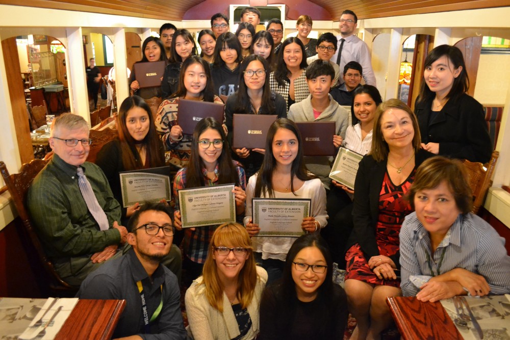 International Business Cohort students are awarded certificates after completion of the seminar