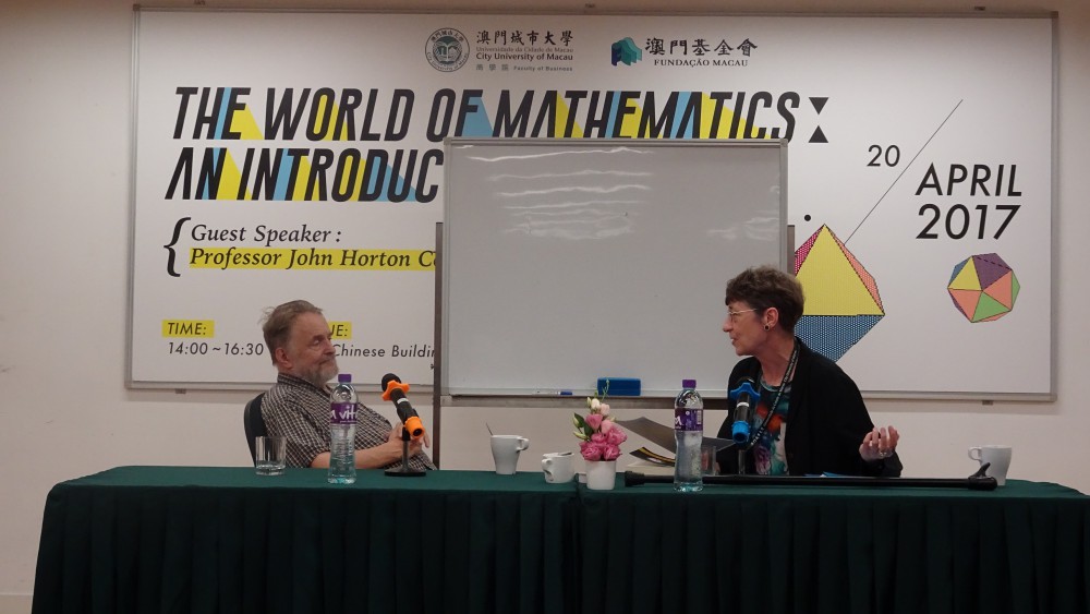 Professor Priscilla Roberts, International Business Cohort Programme Coordinator, hosts the seminar on “The World of Mathematics: An Introduction”