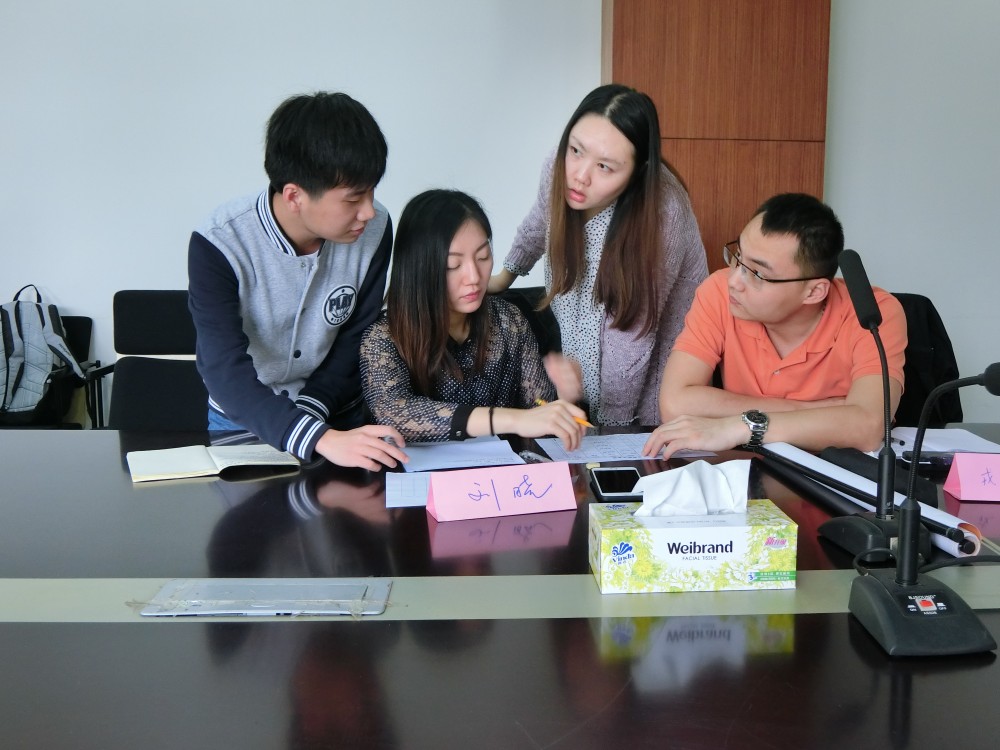 Group Discussion during a lecture