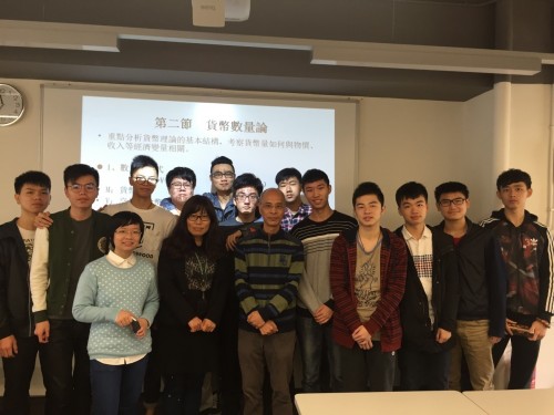 Dr. Liu Yi, Researcher of the Guangdong Academy of Social Sciences gave a speech for BAE and BBA stu...