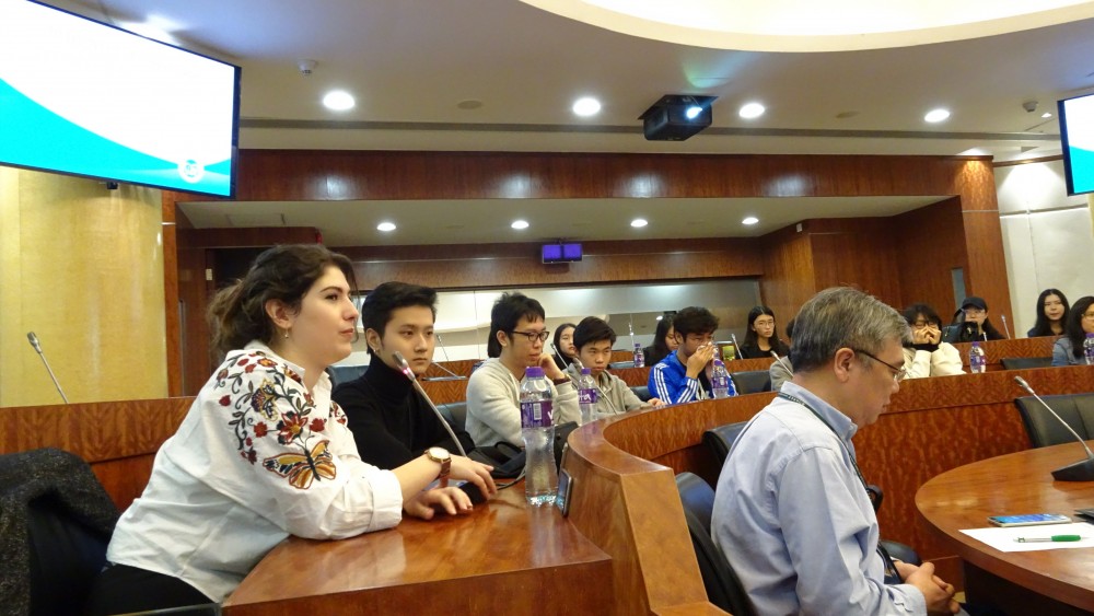 Students presenting their opinions