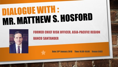 Dialogue With: Mr. Matthew S. Hosford