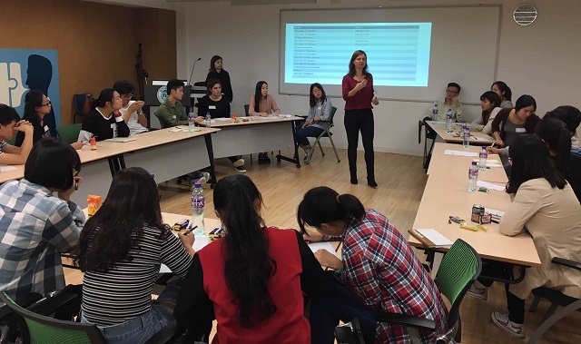 Ms. Iris Mak explained rules of competition