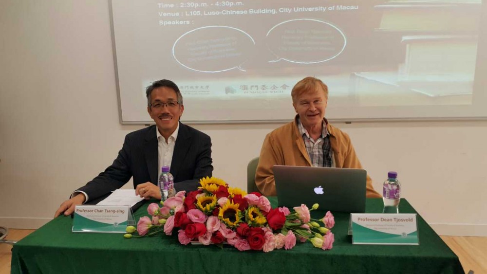 Professor T.S. Chan and Professor Dean Tjosvold