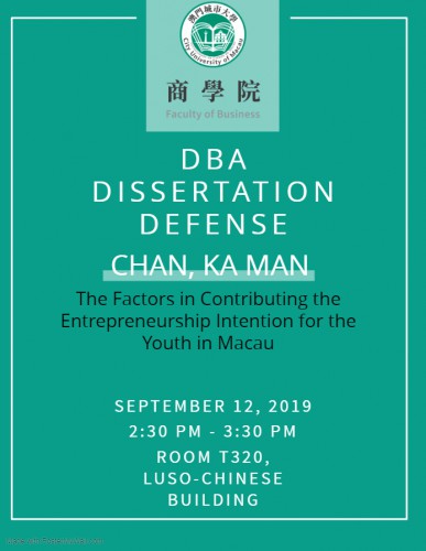 DBA Dissertation Defense