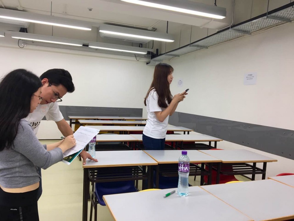 Students conducting the missions