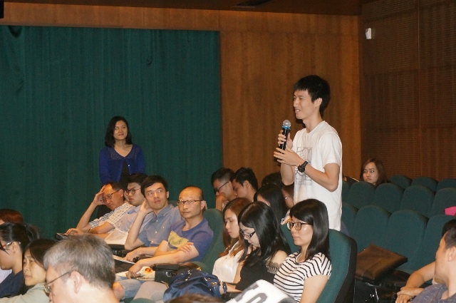 Student participated actively during the Q&A session