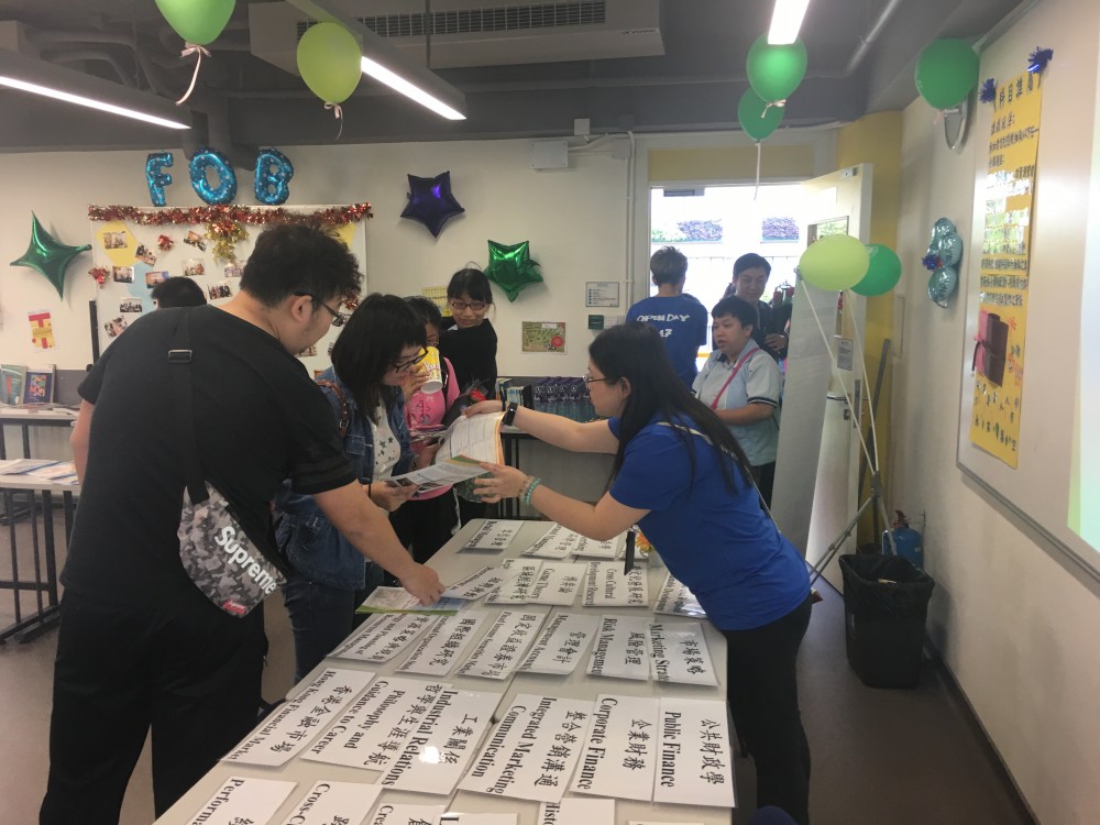 FOB Colleagues introducing programmes to the public