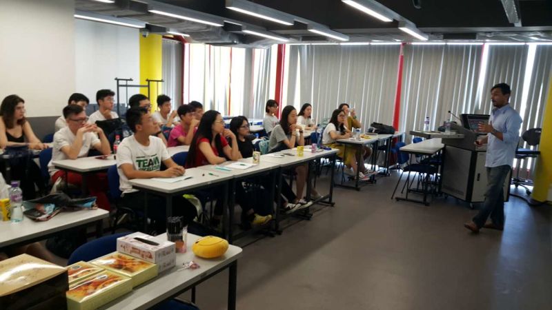 Students actively participated in the FOB English Club