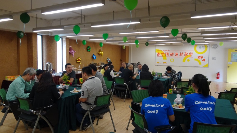 FOB teachers and alumni enjoying a good time