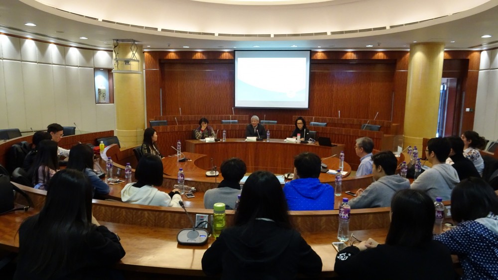 Rector and Vice Rector meeting with International Business Cohort