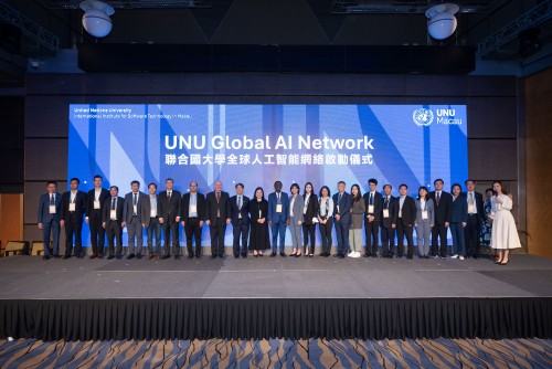 助理教授Farzad Sabetzadeh在聯合國大學駐澳門研究所2024人工智能大會上就“綠色人工智能”發表演講，並代表商學院參加聯合國大學全球人工智能網絡啟動儀式